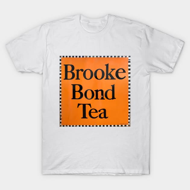 The Names Bond, retro tea sign for Brooke Bond T-Shirt by JonDelorme